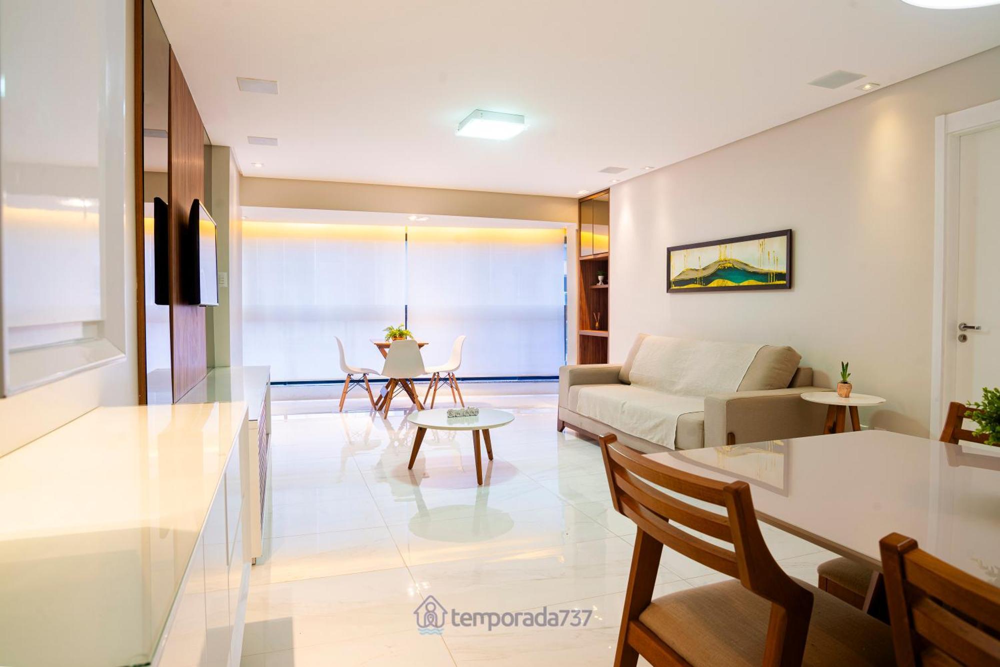 Elegante Com Vista Mar Em Atalaia Apartamento